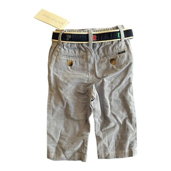 Ralph Lauren Blue Wide Leg Jeans Belt Designs - Picture 2 of 5